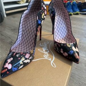 Christian Louboutin Multicolor Patterned Heels